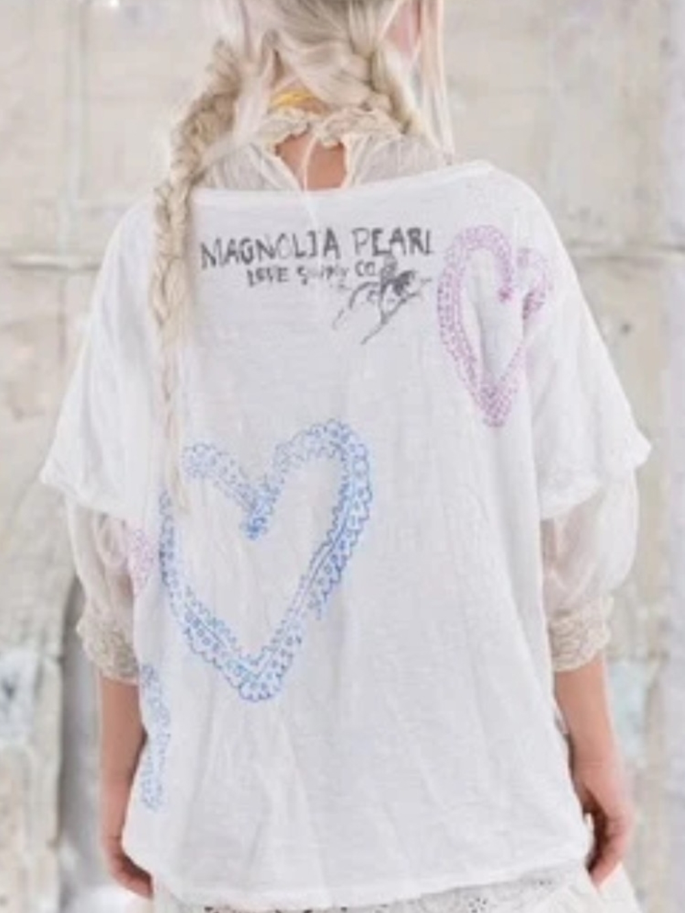 Magnolia Pearl Frida del Sol Tee in the color "True". RARE! - Picture 5 of 10